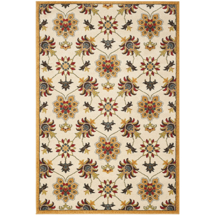 SAFAVIEH Newbury Collection NWB8704-1220 Ivory / Gold Rug Image 4