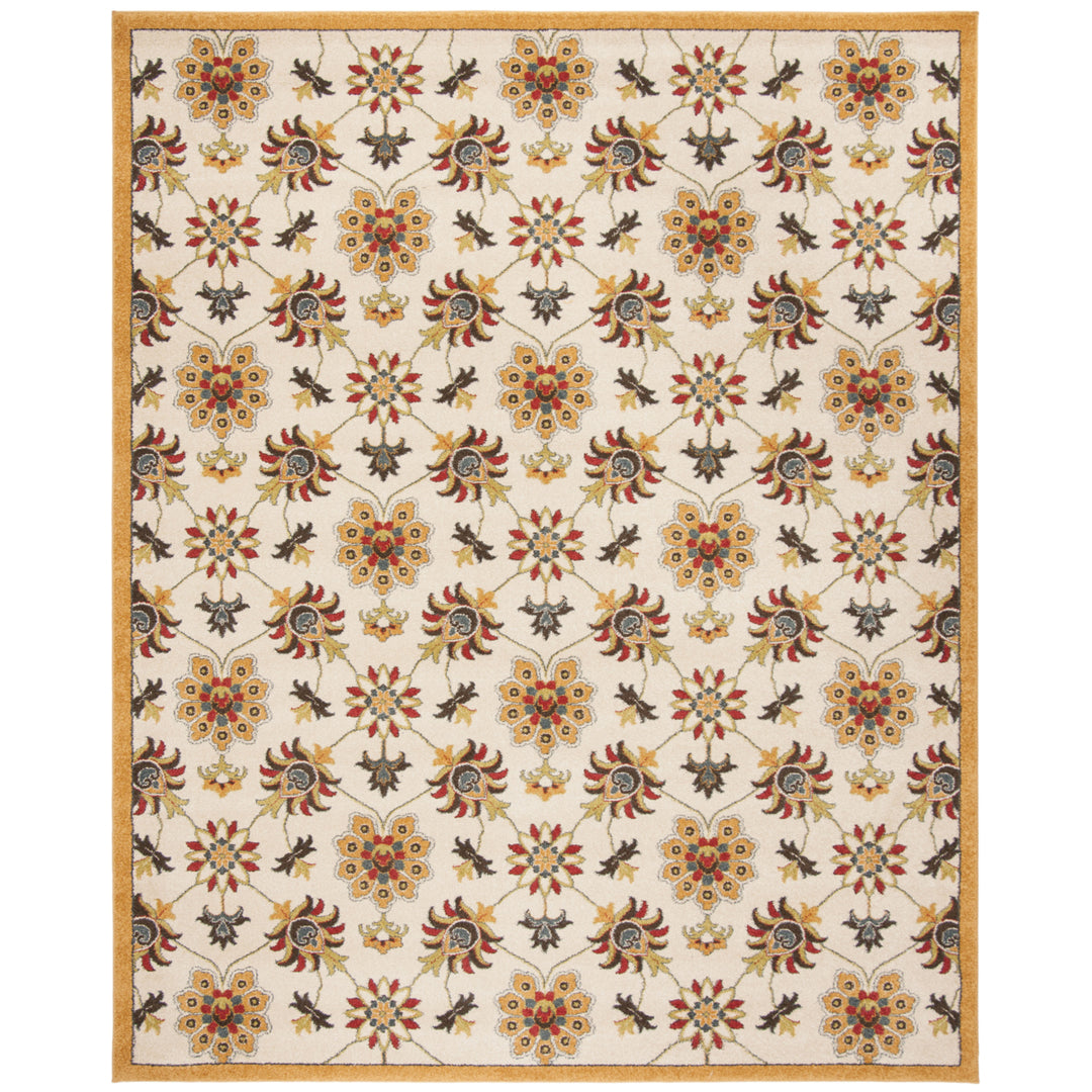 SAFAVIEH Newbury Collection NWB8704-1220 Ivory / Gold Rug Image 5