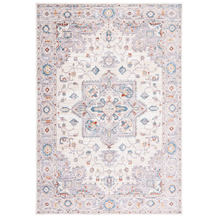 SAFAVIEH Olympia Collection OPA202F Grey / Ivory Rug Image 2