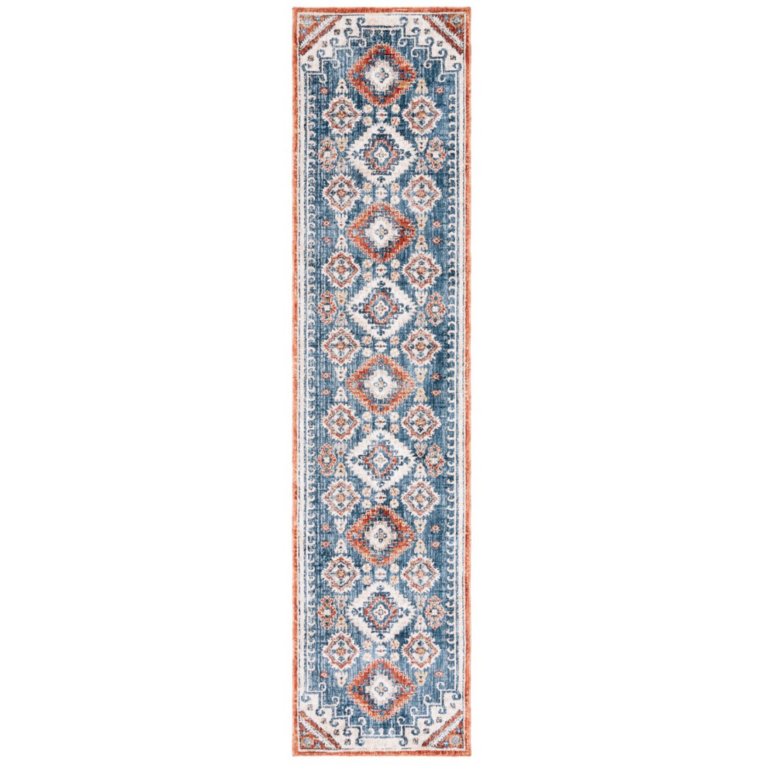 SAFAVIEH Olympia Collection OPA204N Blue / Ivory Rug Image 1