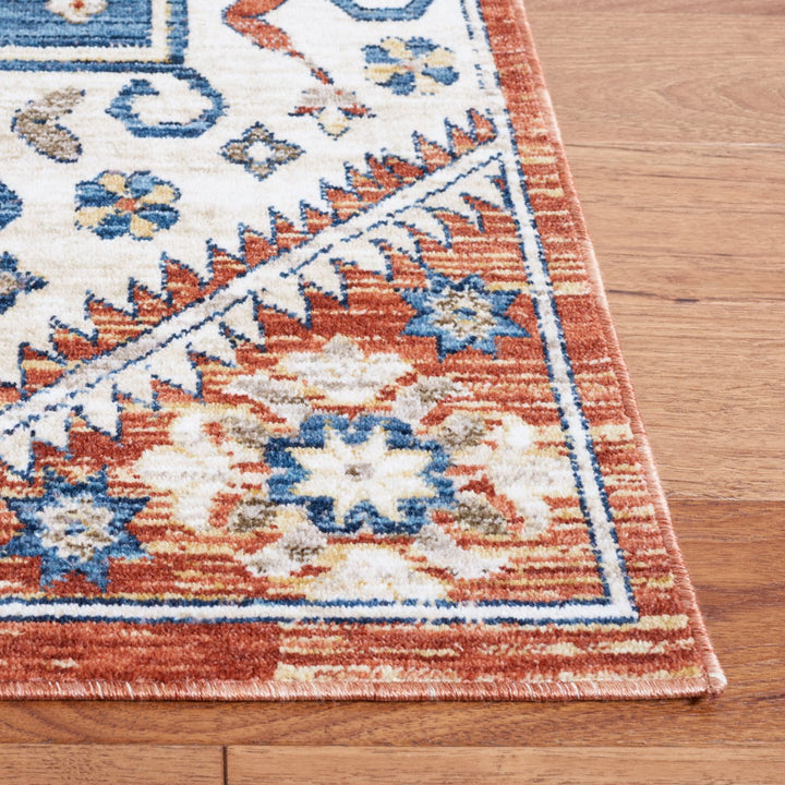 SAFAVIEH Olympia Collection OPA204N Blue / Ivory Rug Image 8