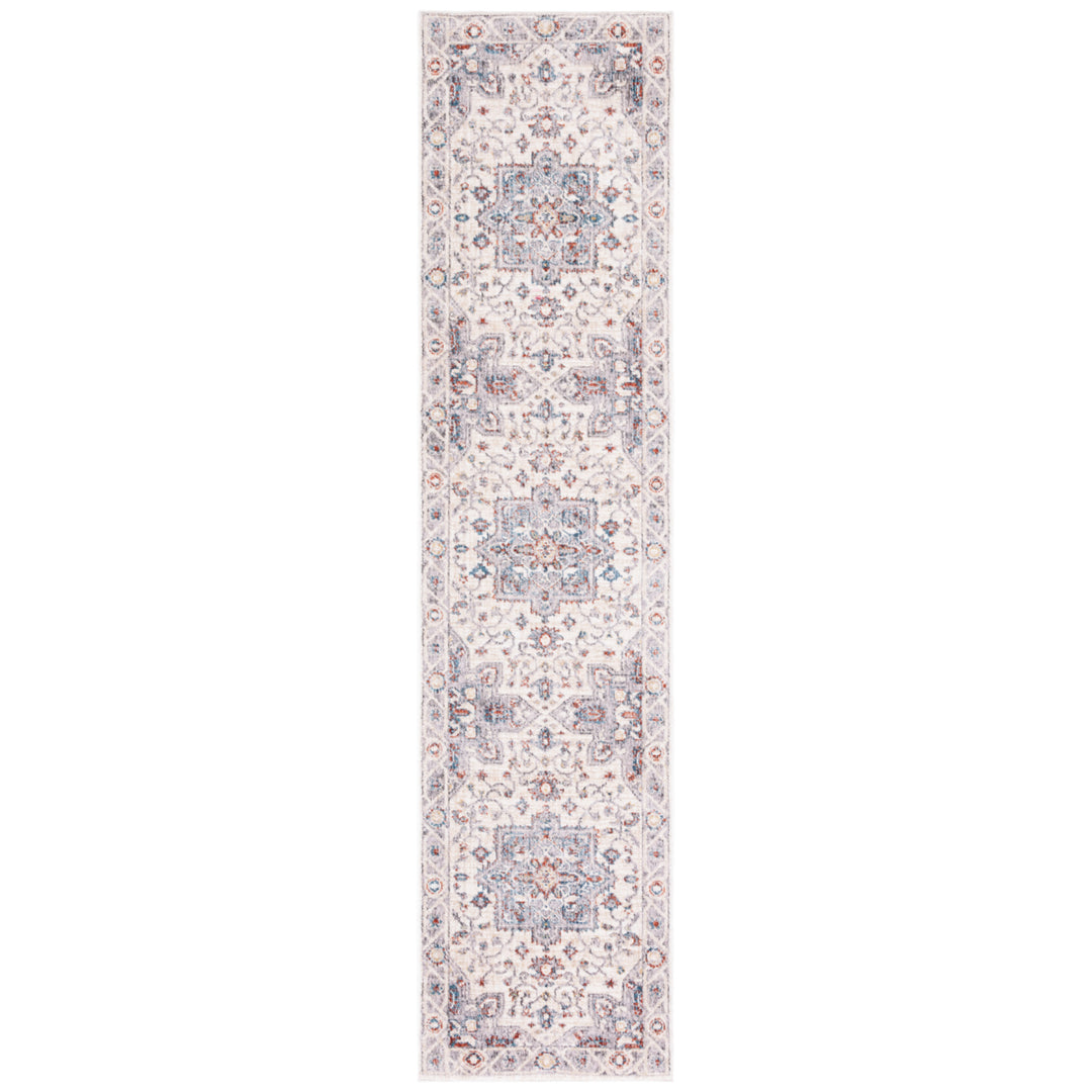 SAFAVIEH Olympia Collection OPA202F Grey / Ivory Rug Image 6