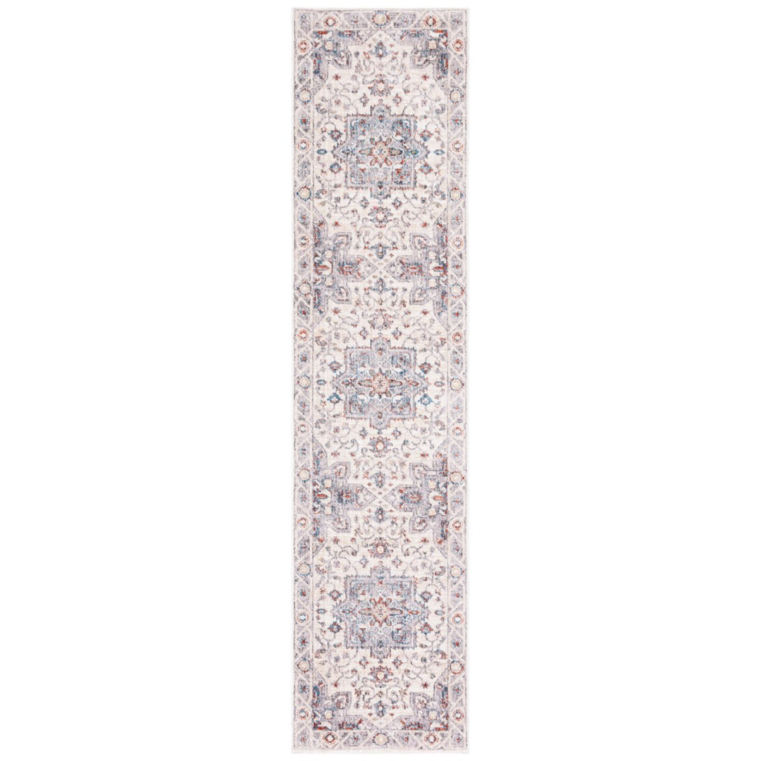 SAFAVIEH Olympia Collection OPA202F Grey / Ivory Rug Image 1