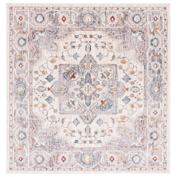 SAFAVIEH Olympia Collection OPA202F Grey / Ivory Rug Image 7