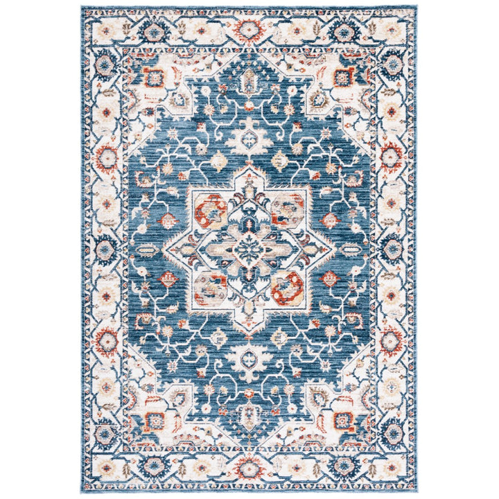 SAFAVIEH Olympia Collection OPA202N Blue / Ivory Rug Image 1