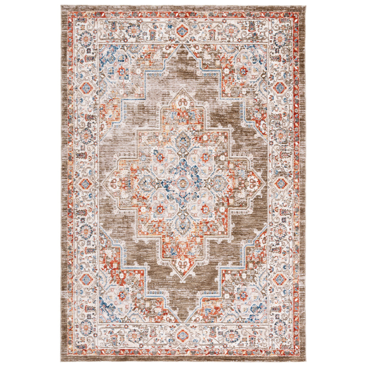 SAFAVIEH Olympia Collection OPA208Y Green / Ivory Rug Image 2