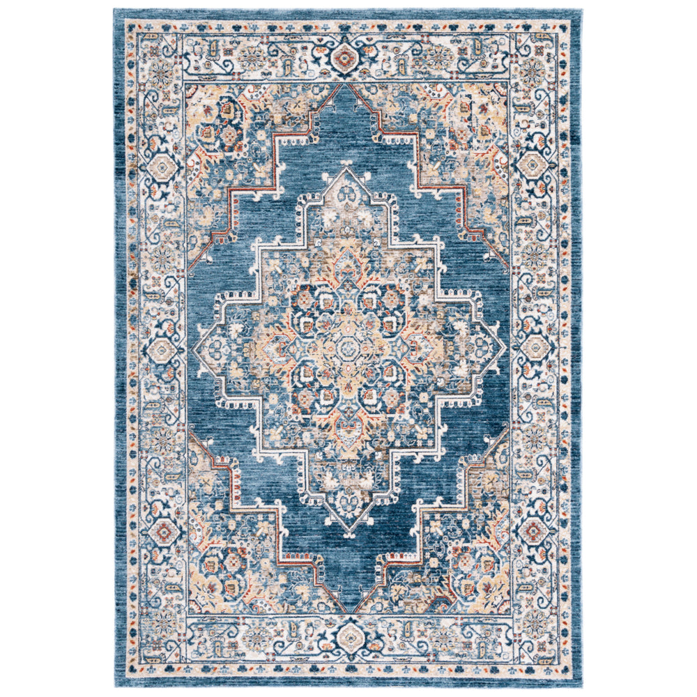 SAFAVIEH Olympia Collection OPA208M Blue / Beige Rug Image 2