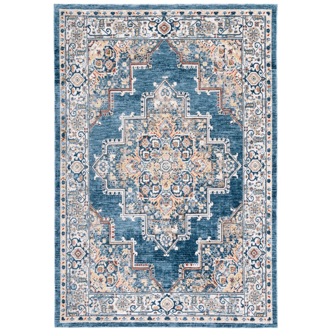 SAFAVIEH Olympia Collection OPA208M Blue / Beige Rug Image 1