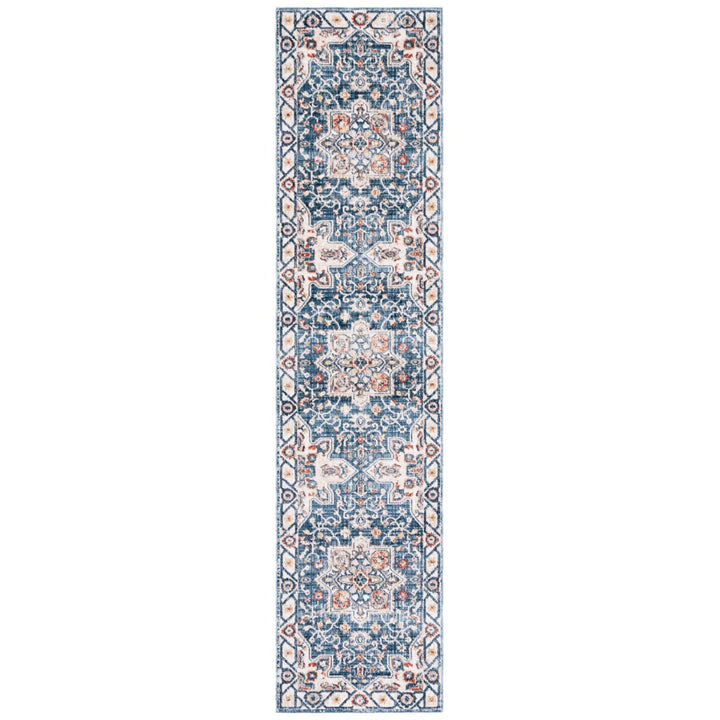 SAFAVIEH Olympia Collection OPA202N Blue / Ivory Rug Image 1