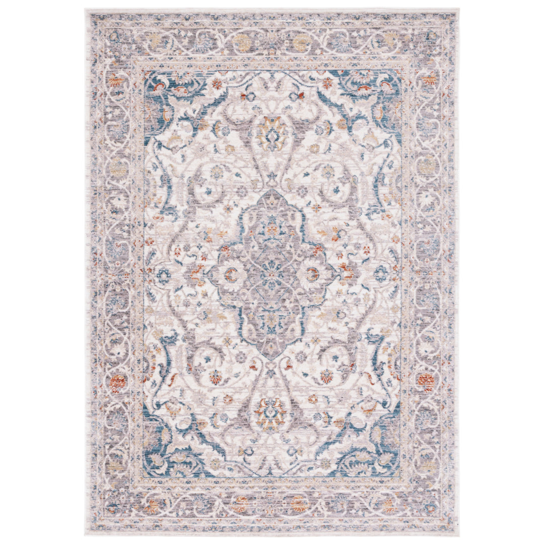 SAFAVIEH Olympia Collection OPA206F Grey / Ivory Rug Image 10