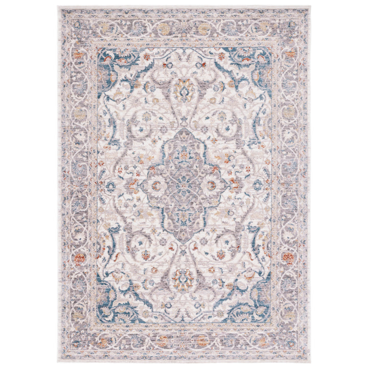 SAFAVIEH Olympia Collection OPA206F Grey / Ivory Rug Image 10