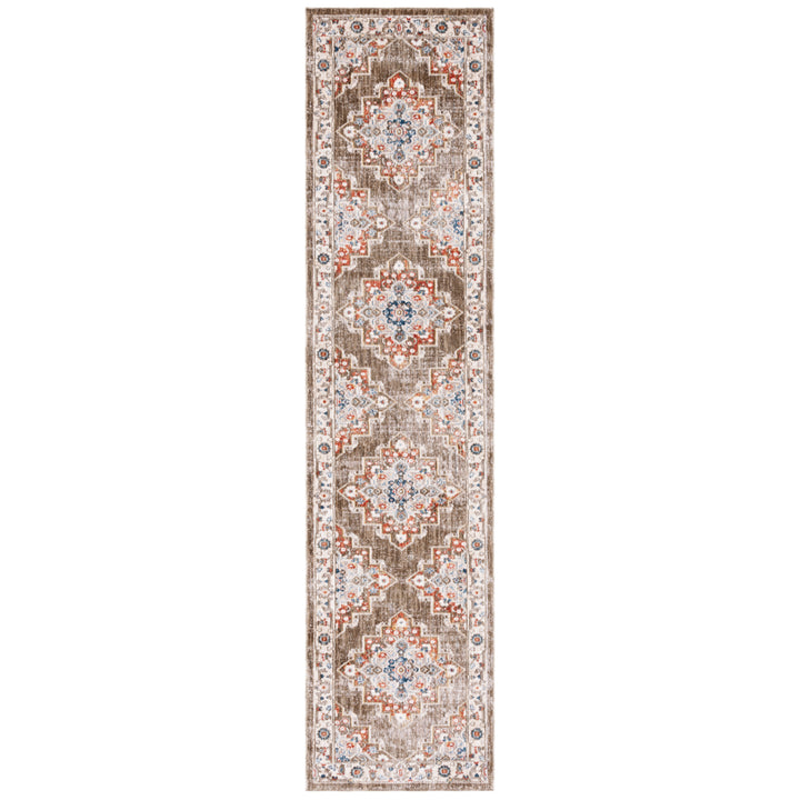 SAFAVIEH Olympia Collection OPA208Y Green / Ivory Rug Image 6