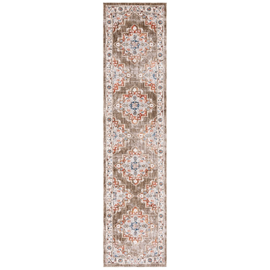 SAFAVIEH Olympia Collection OPA208Y Green / Ivory Rug Image 1