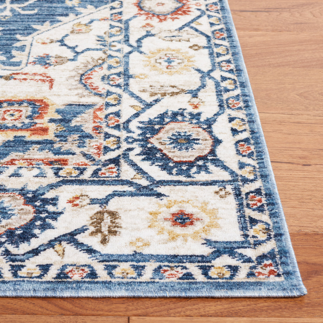 SAFAVIEH Olympia Collection OPA202N Blue / Ivory Rug Image 8