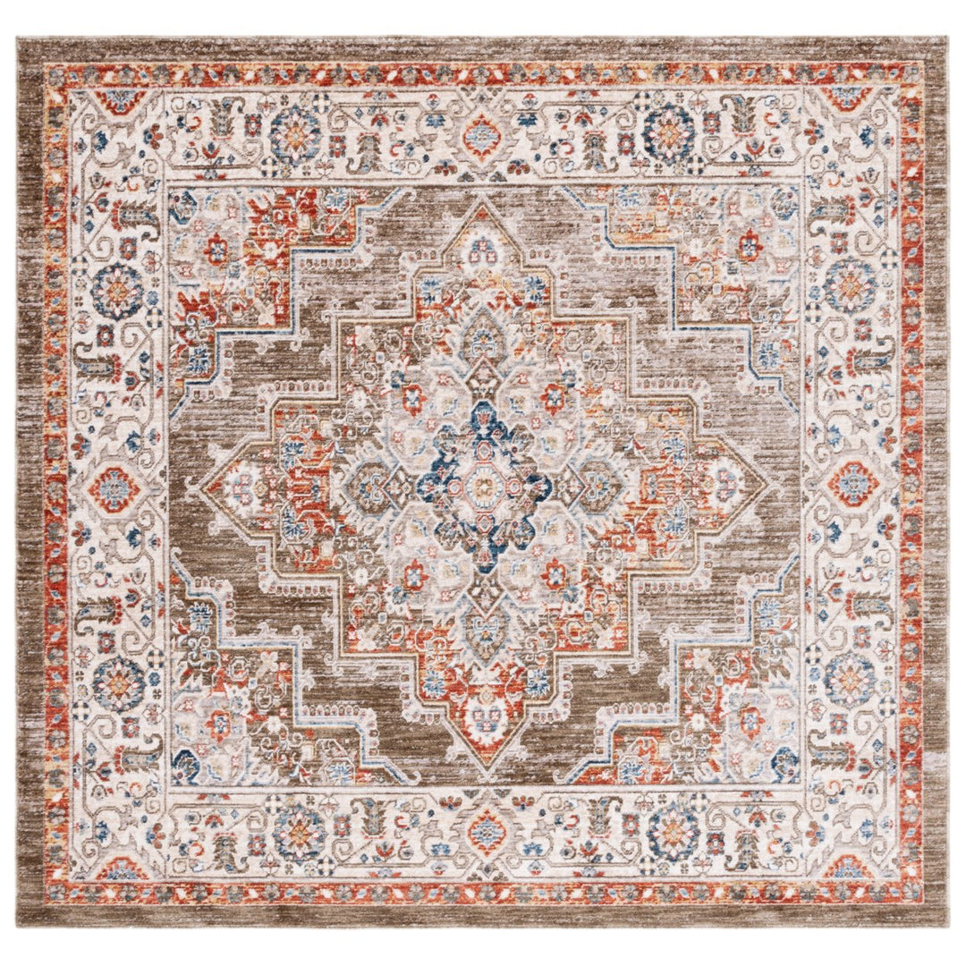 SAFAVIEH Olympia Collection OPA208Y Green / Ivory Rug Image 7