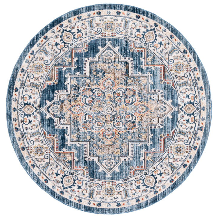 SAFAVIEH Olympia Collection OPA208M Blue / Beige Rug Image 5