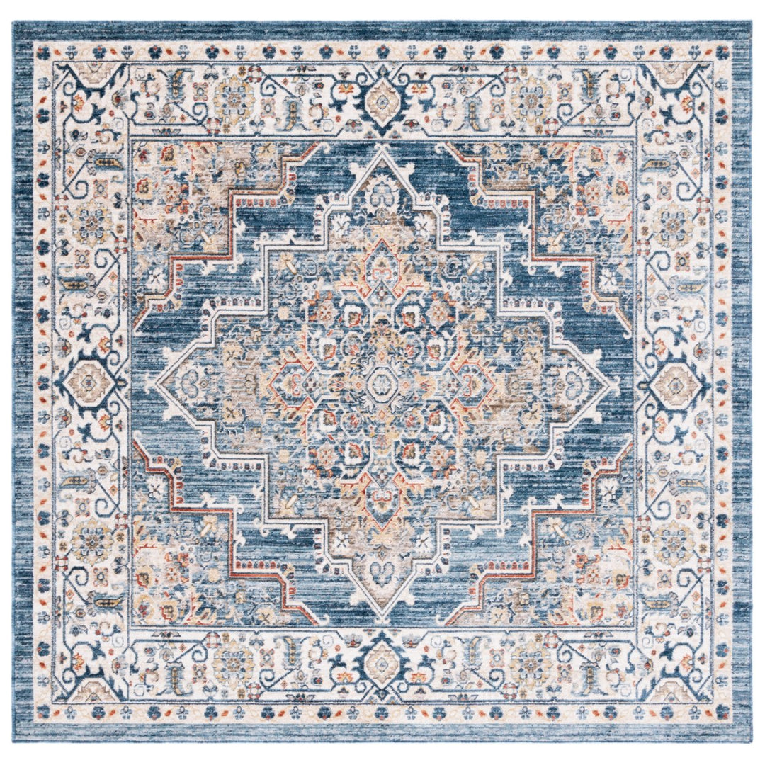 SAFAVIEH Olympia Collection OPA208M Blue / Beige Rug Image 7