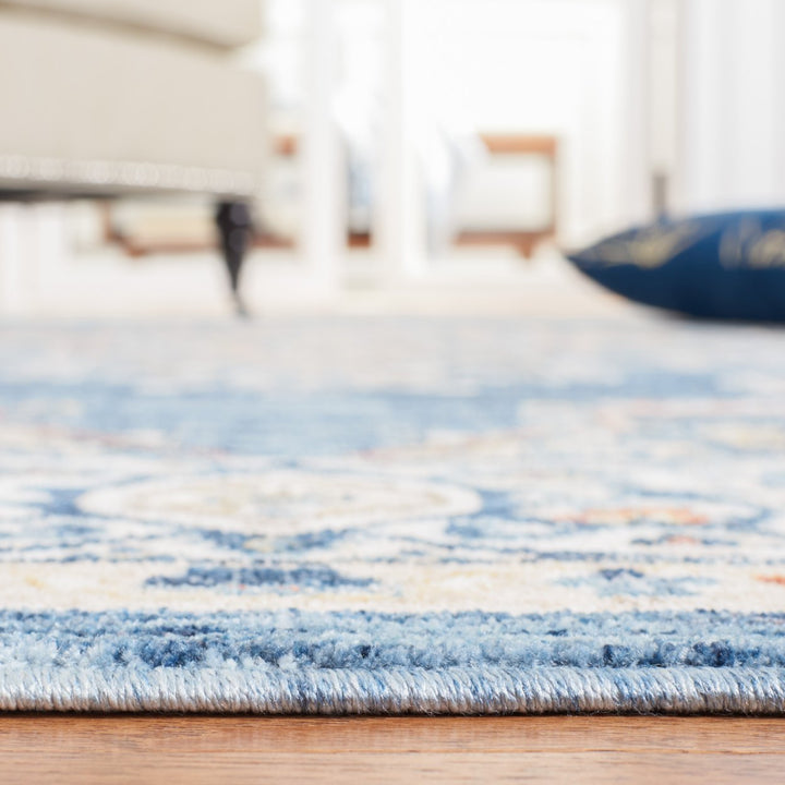 SAFAVIEH Olympia Collection OPA208M Blue / Beige Rug Image 9