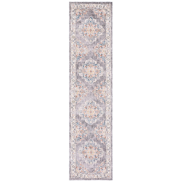 SAFAVIEH Olympia Collection OPA208F Dark Grey / Beige Rug Image 6