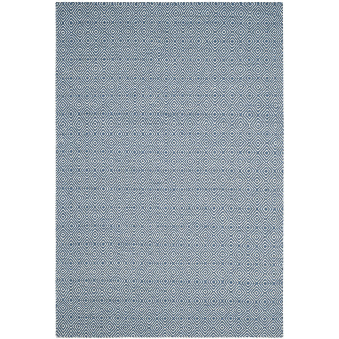 SAFAVIEH Oasis OAS525B Handwoven Blue / Ivory Rug Image 2