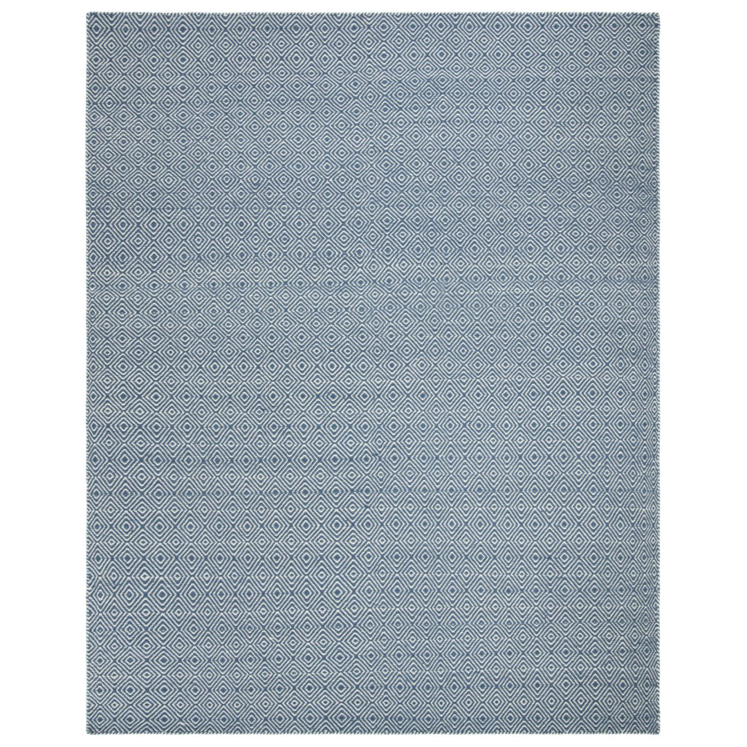 SAFAVIEH Oasis OAS525B Handwoven Blue / Ivory Rug Image 4