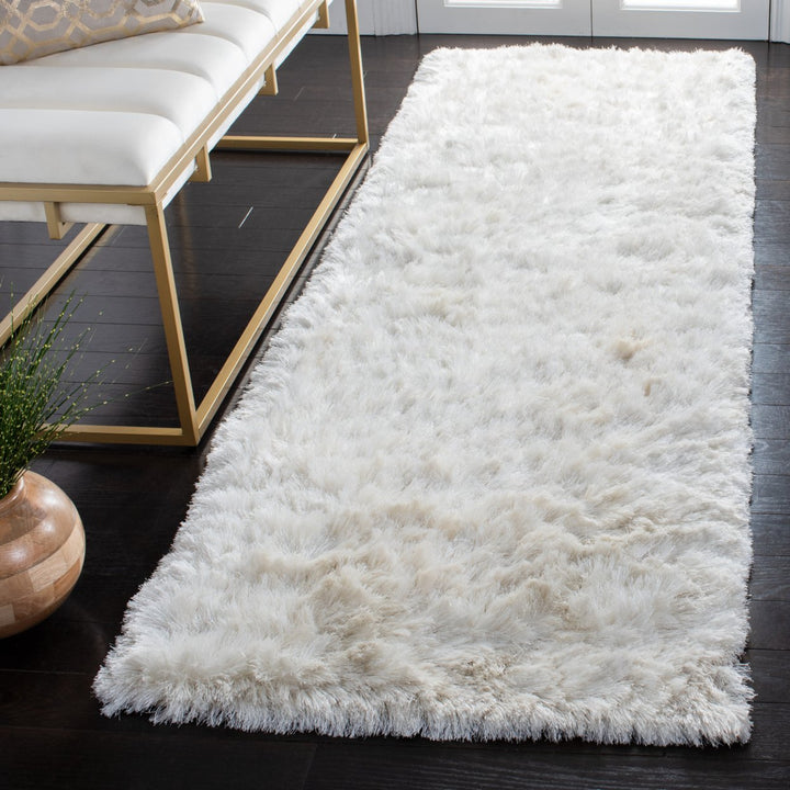 SAFAVIEH Ocean Shag Collection OCG101A Handmade Ivory Rug Image 8