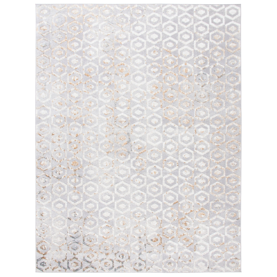 SAFAVIEH Orchard Collection ORC608F Grey / Gold Rug Image 1