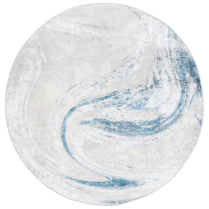 SAFAVIEH Orchard Collection ORC617G Grey / Blue Rug Image 4