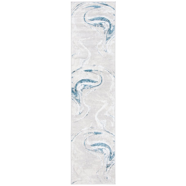 SAFAVIEH Orchard Collection ORC617G Grey / Blue Rug Image 1