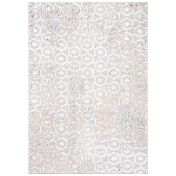 SAFAVIEH Orchard Collection ORC608F Grey / Gold Rug Image 10