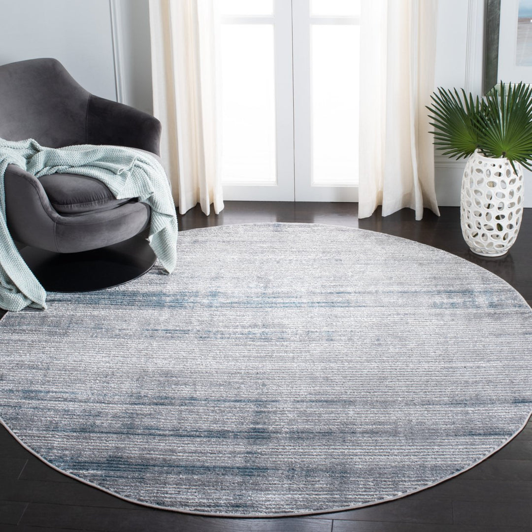 SAFAVIEH Orchard Collection ORC661F Grey / Blue Rug Image 2