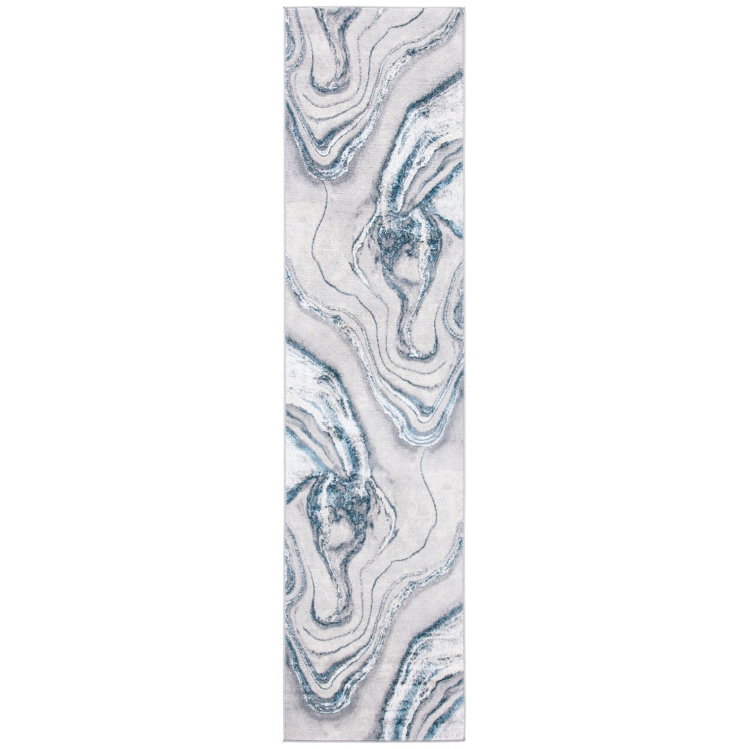 SAFAVIEH Orchard Collection ORC637F Grey / Blue Rug Image 1