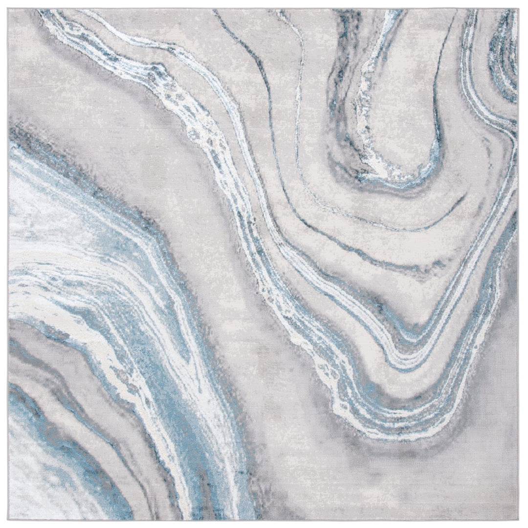 SAFAVIEH Orchard Collection ORC637F Grey / Blue Rug Image 6