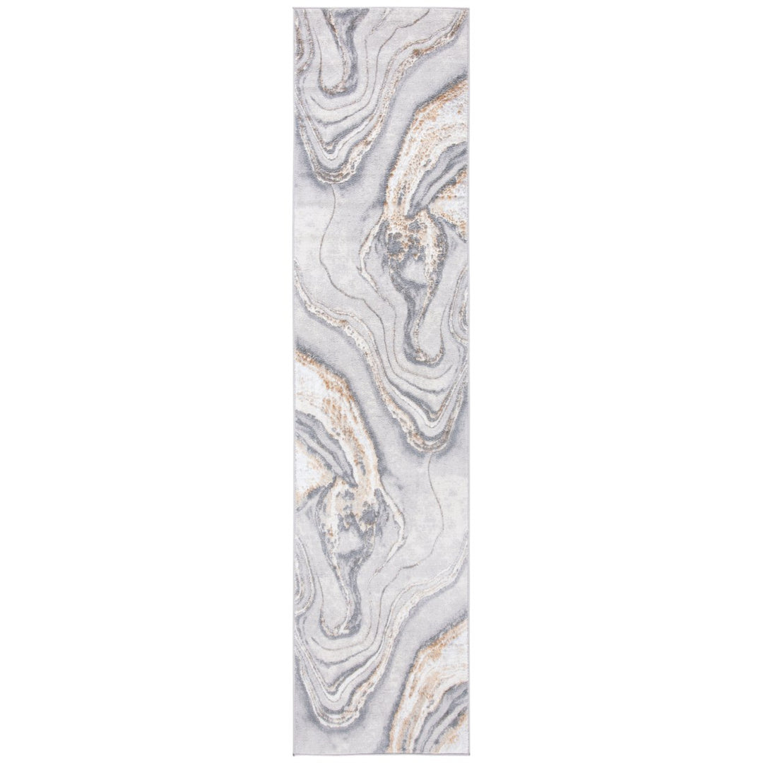 SAFAVIEH Orchard Collection ORC637G Grey / Gold Rug Image 1