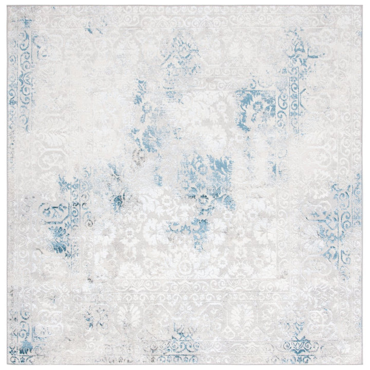 SAFAVIEH Orchard Collection ORC684F Grey / Blue Rug Image 6