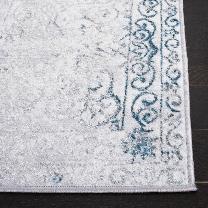 SAFAVIEH Orchard Collection ORC684F Grey / Blue Rug Image 7