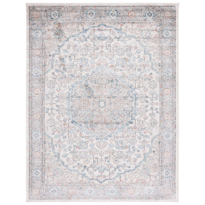 SAFAVIEH Oregon Collection ORE813F Grey / Blue Rug Image 1