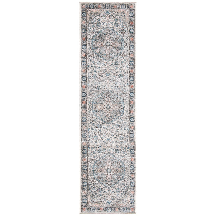 SAFAVIEH Oregon Collection ORE813F Grey / Blue Rug Image 2