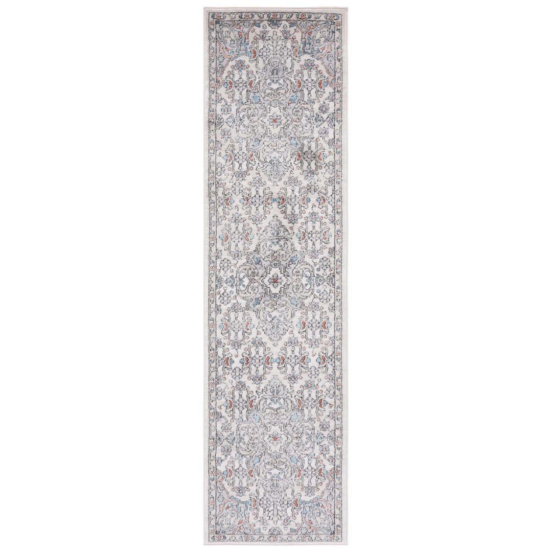 SAFAVIEH Oregon Collection ORE814F Grey / Ivory Rug Image 5