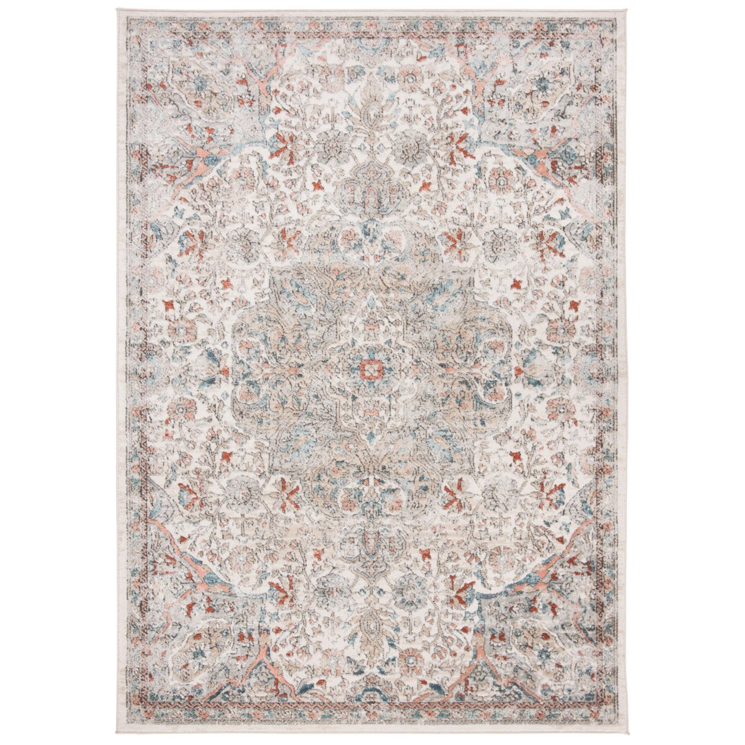 SAFAVIEH Oregon Collection ORE814F Grey / Ivory Rug Image 1