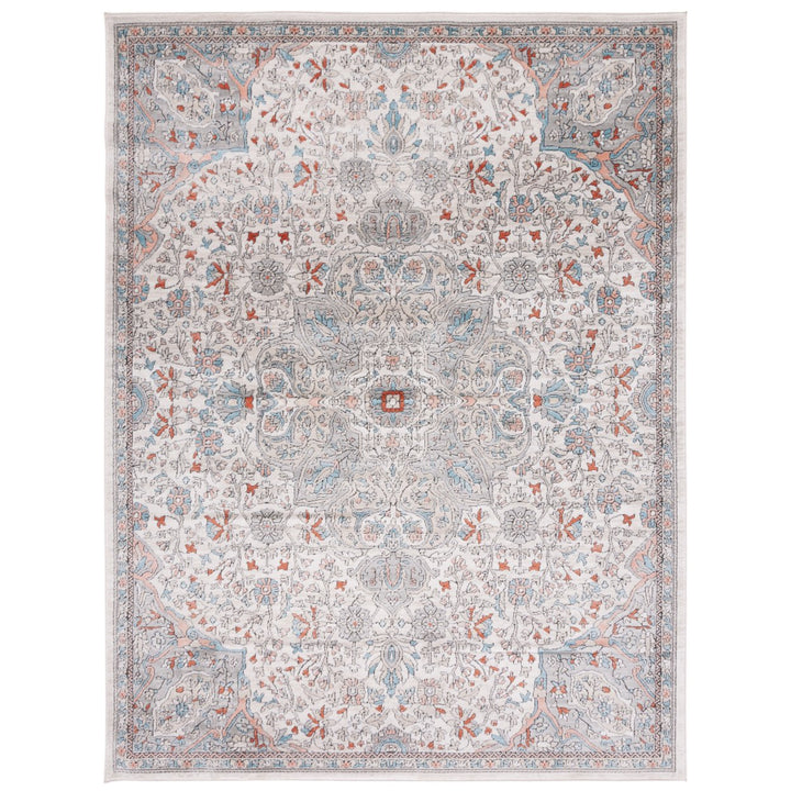 SAFAVIEH Oregon Collection ORE814F Grey / Ivory Rug Image 11