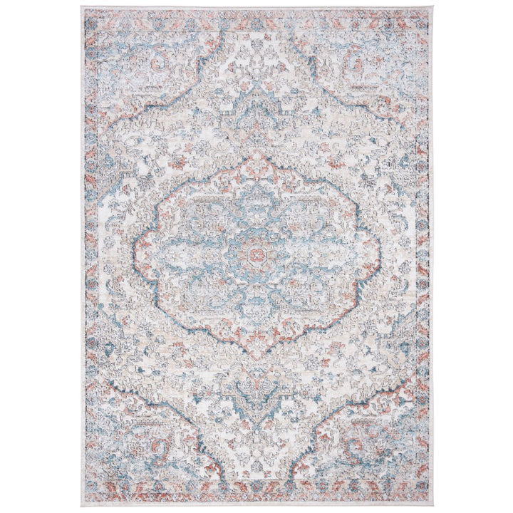 SAFAVIEH Oregon Collection ORE812F Grey / Blue Rug Image 1