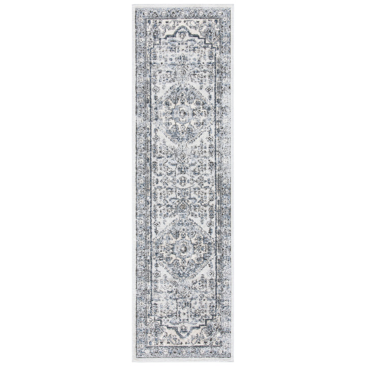 SAFAVIEH Oregon Collection ORE877M Light Blue / Ivory Rug Image 2