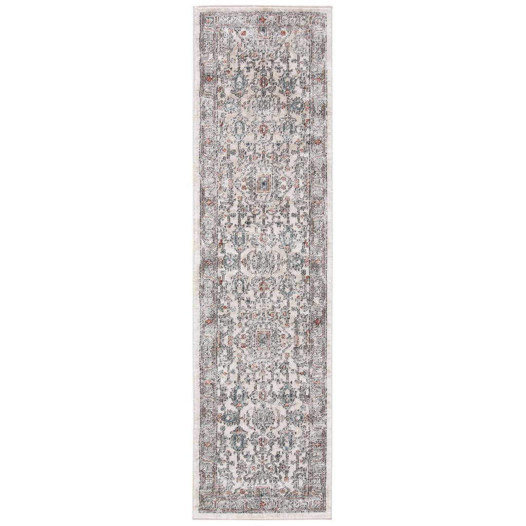 SAFAVIEH Oregon Collection ORE877F Grey / Ivory Rug Image 1