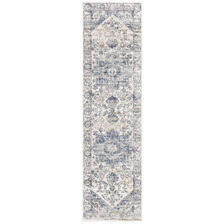 SAFAVIEH Oregon Collection ORE868A Ivory / Blue Rug Image 3