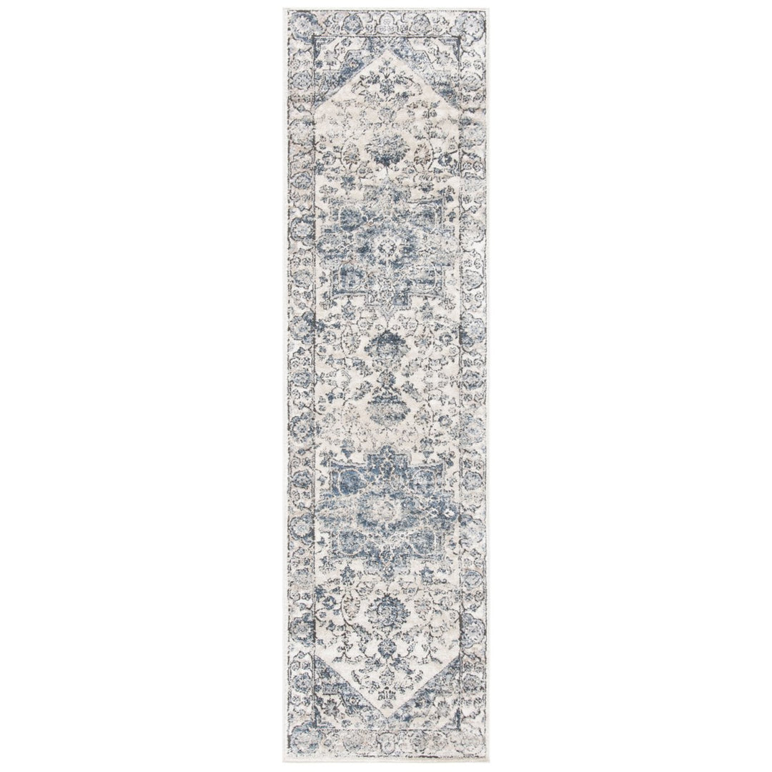 SAFAVIEH Oregon Collection ORE868A Ivory / Blue Rug Image 1