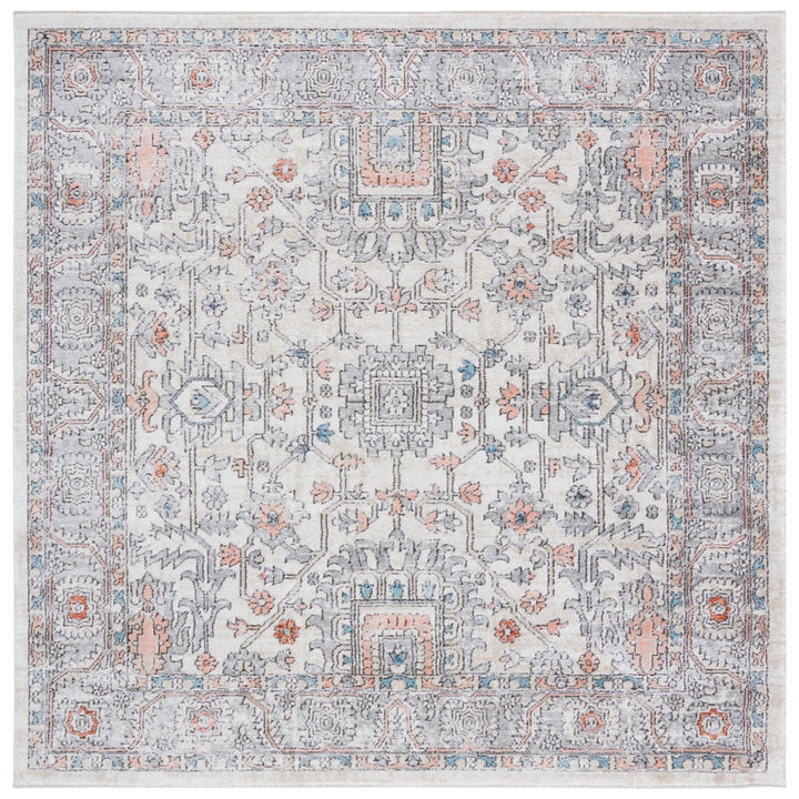 SAFAVIEH Oregon Collection ORE877F Grey / Ivory Rug Image 1