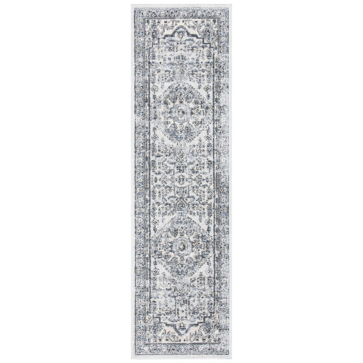 SAFAVIEH Oregon Collection ORE877M Light Blue / Ivory Rug Image 1