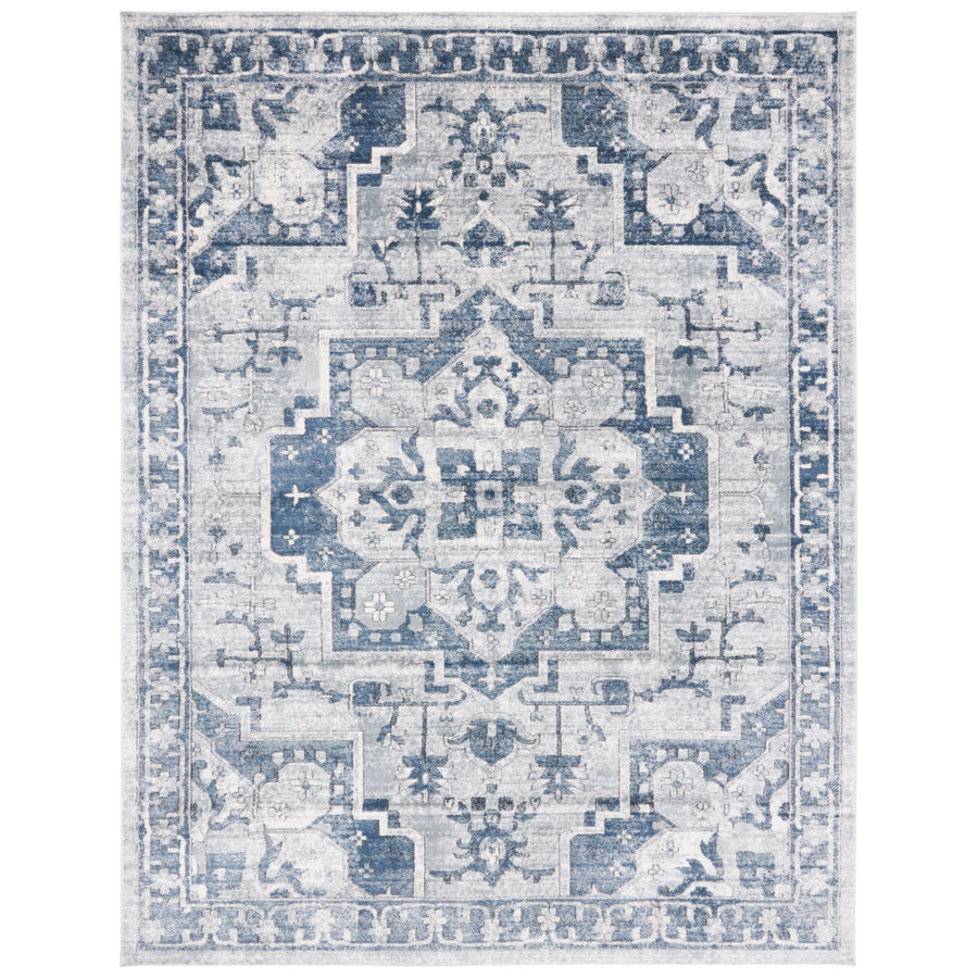 SAFAVIEH Oregon Collection ORE883N Navy / Ivory Rug Image 1