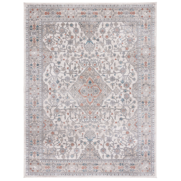 SAFAVIEH Oregon Collection ORE883F Grey / Ivory Rug Image 1